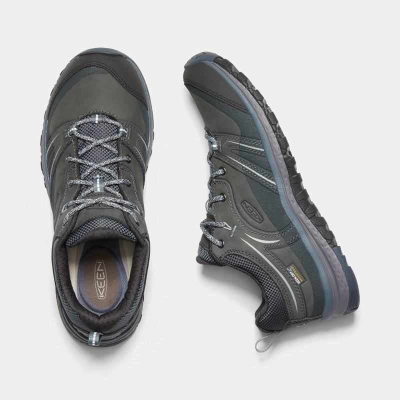 Keen 靴 | キーンテラドラレザーウォータープルーフ 登山 靴 レディース 暗オリーブ | 296805-TXU